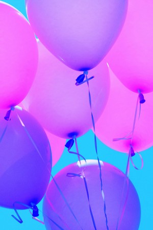 Balloons purple