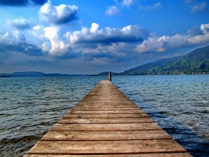 Blue waters on deck