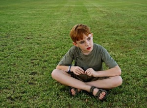 Boy Looking Out