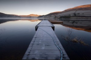 Bridge to lake