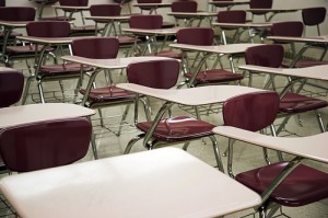 Empty classroom