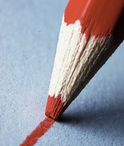 Red pencil writin Red pencil writin